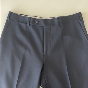 Navy Wool Trousers